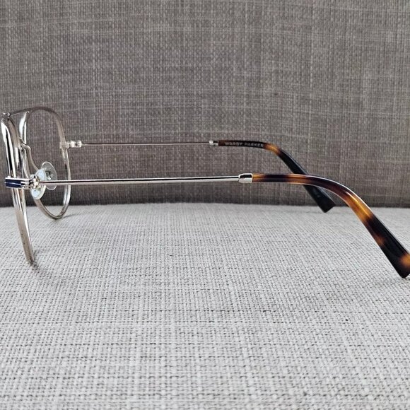 Warby Parker Eyeglasses Frame Gold Tone Glasses RAIDER 58[]14 140 Eyewear Frame - Picture 7 of 12